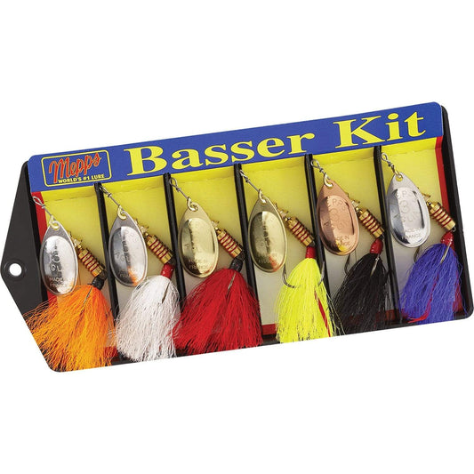 Mepps Fishing : Lures Mepps Basser Kit - Dressed  3 Aglia Assortment