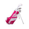 Merchants of Golf Golf : Clubs Tour X Size 1 Pink 5pc Jr Golf Set w Stand Bag