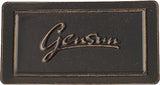 Gensun - Grand Terrace Cast Aluminum | 80'02 x 60'70  Geo Dining Table with Umbrella Hole | 103400