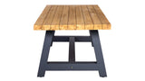 Harmonia Living - Mill 8 Seat Reclaimed Teak Outdoor Dining Table | MILL-AL-96RCDT