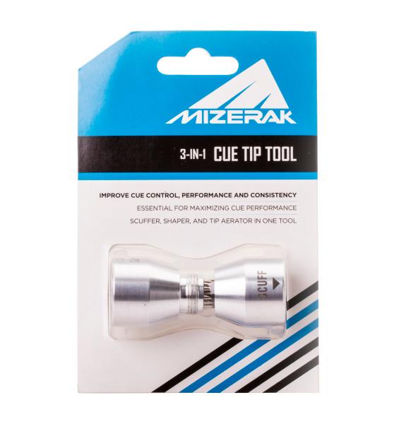 Mizerak Pool Accessories 3-IN-1 Cue Tip Tool