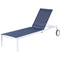 Mōd Furniture Mōd Furniture Peyton Sling Armless Chaise Lounge in White/Navy