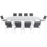 Mod Furniture Outdoor Dining Set Mod Furniture - 11pc Dining Set: 10 Aluminum Chairs and 1 Extension Table