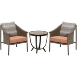 Mōd Mōd Santa Fe 3-Piece Deep Seating Set with 2 Bucket Chairs and Drum Side Table