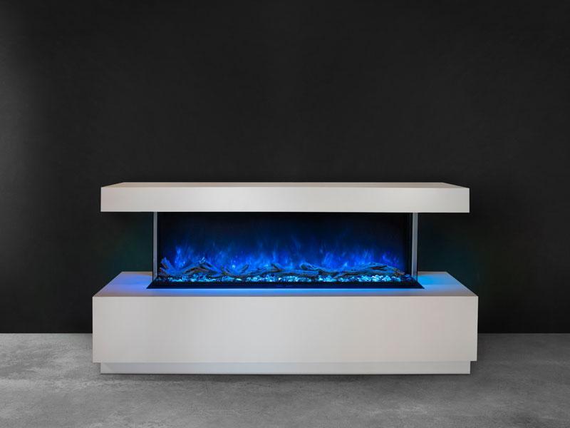 Modern Flames Built-In Electric Fireplace Modern Flames - 50" SPECTRUM LINEAR RECESSED  (8" DEEP - 46.5" x 13" VIEWING)