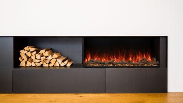 Modern Flames Modern Flames Espresso Premium Wall Mounted Cabinet for 68 Inch Multisided Landscape Pro Electric Fireplaces | WMC-68LPM-ESP