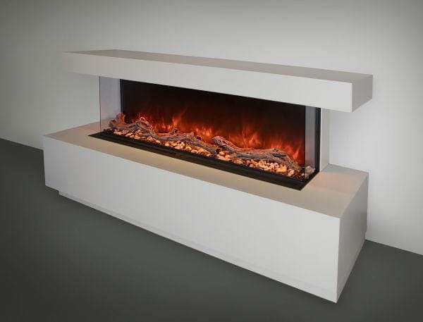 Modern Flames Modern Flames Ready to Finish Premium Wall Mounted Cabinet for 56 Inch Multisided Landscape Pro Electric Fireplaces | WMC-56LPM-RTF