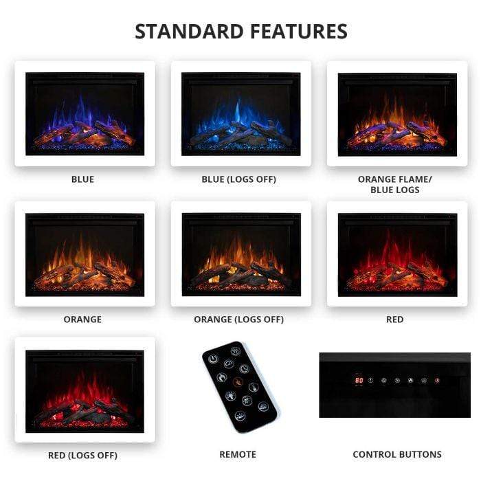 Modern Flames Modern Flames RS-3021 RedStone 30-Inch Built-In Electric Fireplace