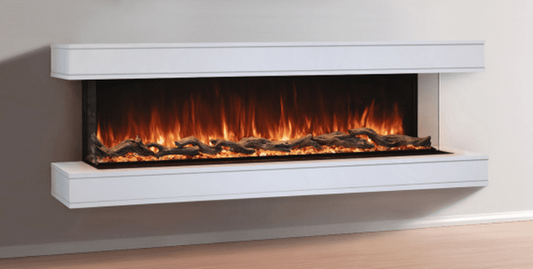 Modern Flames - Premium Wall Mounted Cabinet for 68 Inch Multisided Landscape Pro Electric Fireplaces