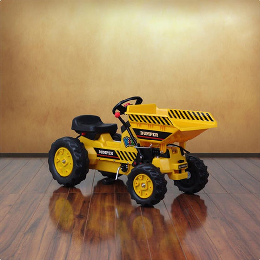 MotoTec MotoTec - Kalee Kids Pedal Tractor with Dump Bucket Yellow | KL-50001A