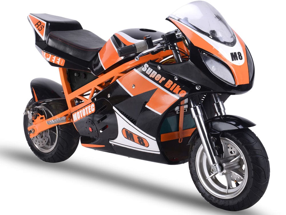 MotoTec MotoTec - MotoTec 1000w 48v Electric Superbike Black | MT-EP-Super_Black
