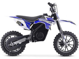 MotoTec MotoTec - MotoTec 24v 500w Gazella Electric Dirt Bike Blue | MT-Dirt-500_Blue