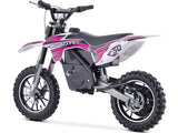 MotoTec MotoTec - MotoTec 24v 500w Gazella Electric Dirt Bike Purple | MT-Dirt-500_Purple