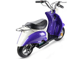 MotoTec MotoTec - MotoTec 24v Electric Moped Purple | MT-EM_Purple
