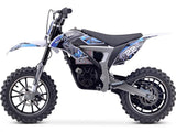 MotoTec MotoTec - MotoTec 36v 500w Demon Electric Dirt Bike Lithium Blue | MT-Dirt-Lithium_Blue