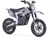 MotoTec MotoTec - MotoTec 36v 500w Demon Electric Dirt Bike Lithium White | MT-Dirt-Lithium_White