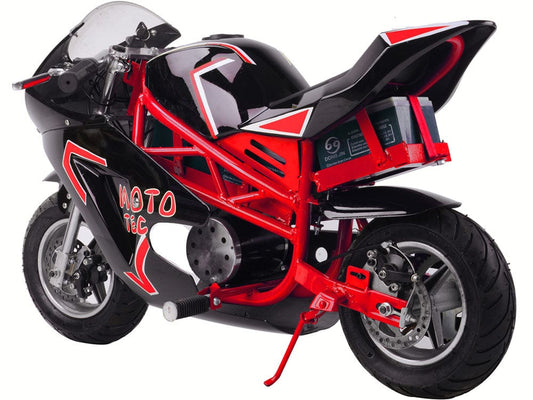 MotoTec MotoTec - MotoTec 36v 500w Electric Pocket Bike GT Red | MT-Elec-GT_Red