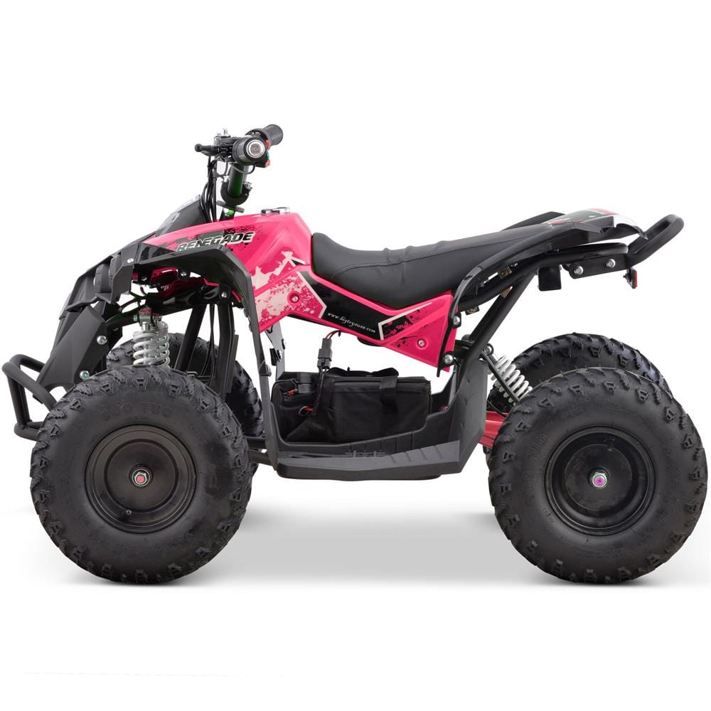 MotoTec MotoTec - MotoTec 36v 500w Renegade Shaft Drive Kids ATV Pink | MT-ATV-36V-Renegade_Pink