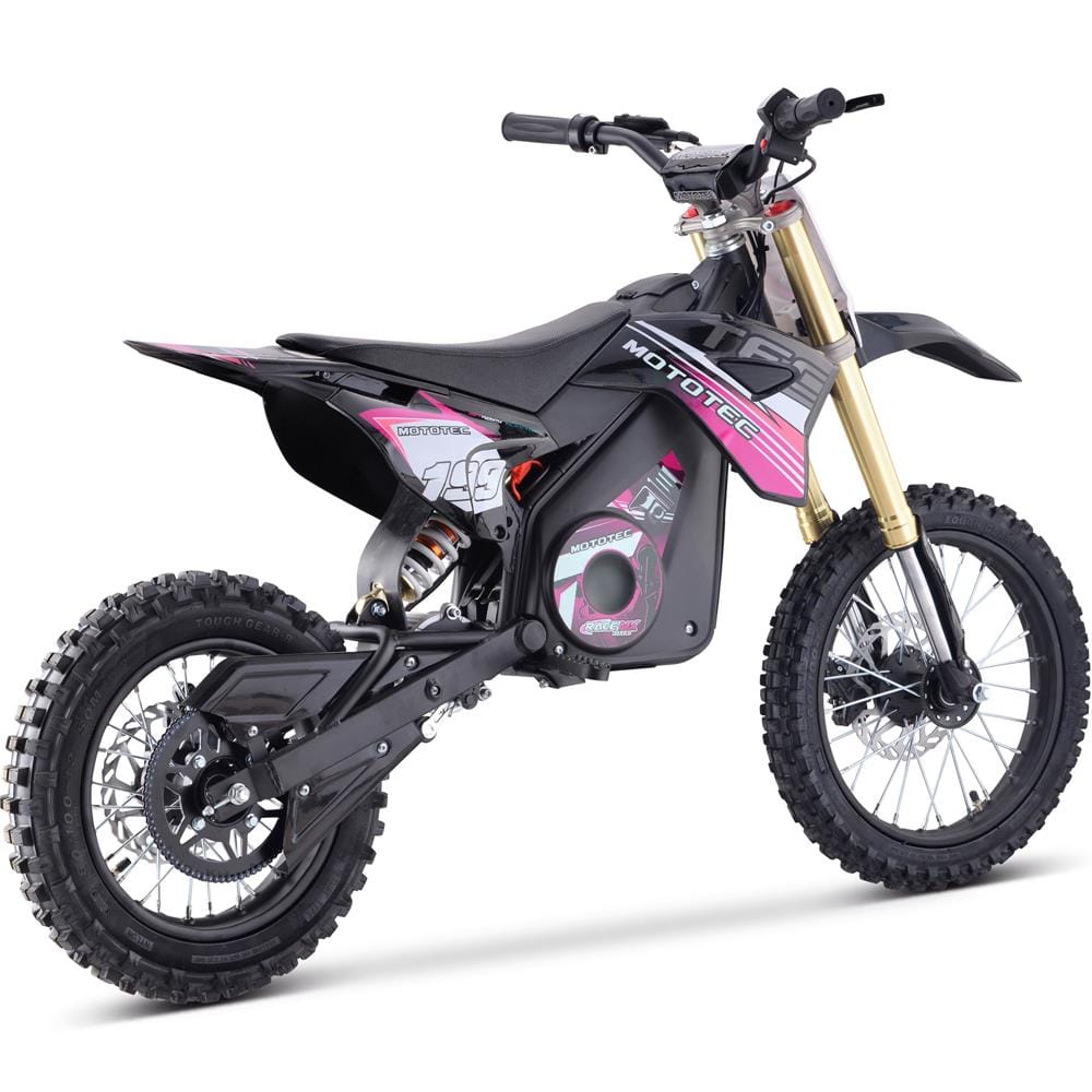 MotoTec MotoTec - MotoTec 48v Pro Electric Dirt Bike 1500w Lithium Pink | MT-Dirt-Pro-1500_Pink