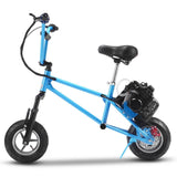 MotoTec MotoTec - MotoTec 49cc Gas Mini Bike V2 Blue | MT-Mini-Bike-V2_Blue