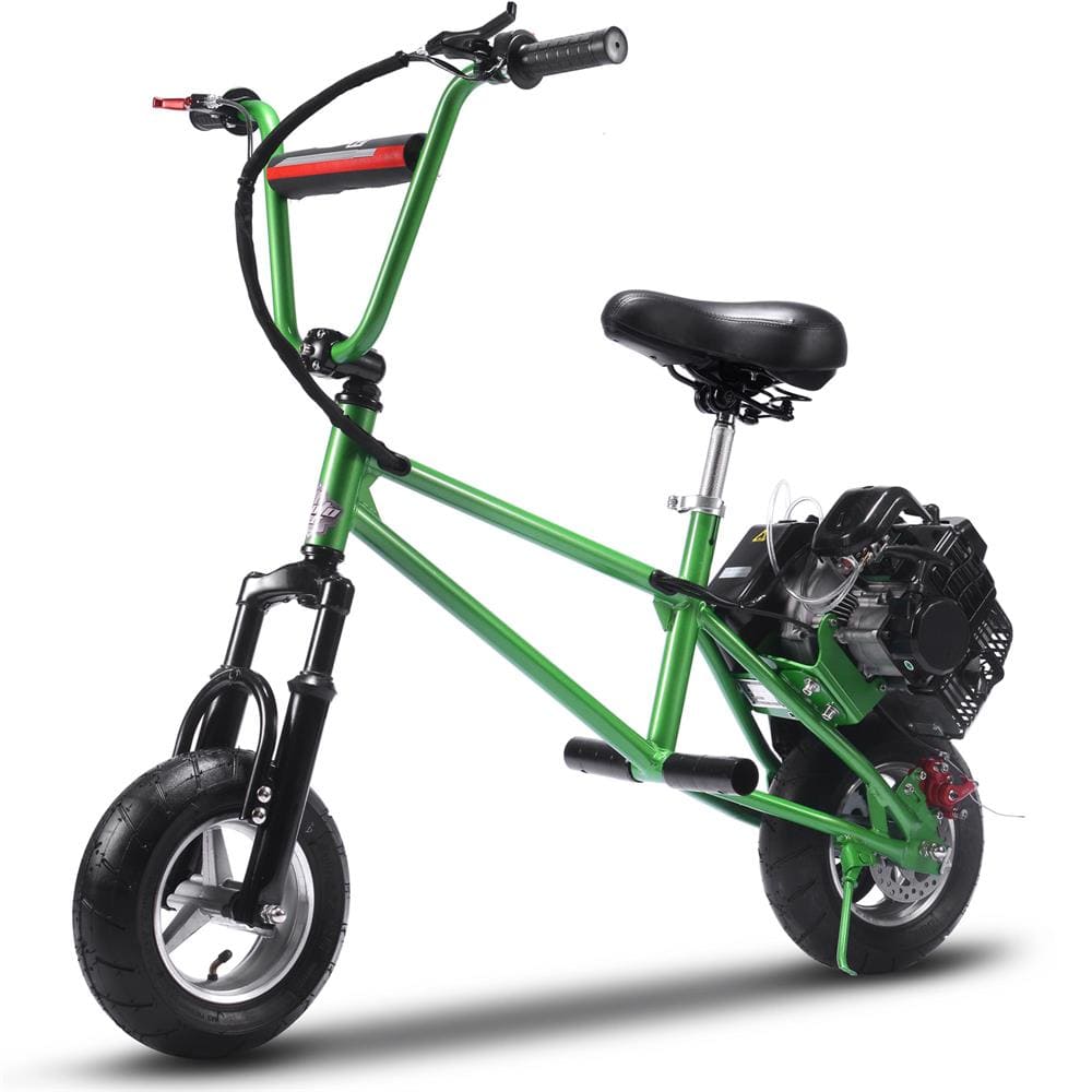 MotoTec MotoTec - MotoTec 49cc Gas Mini Bike V2 Green | MT-Mini-Bike-V2_Green