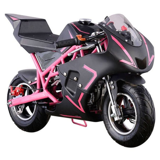 MotoTec MotoTec - MotoTec Cali Gas Pocket Bike 40cc 4-Stroke Pink | MT-GP-Cali_Pink