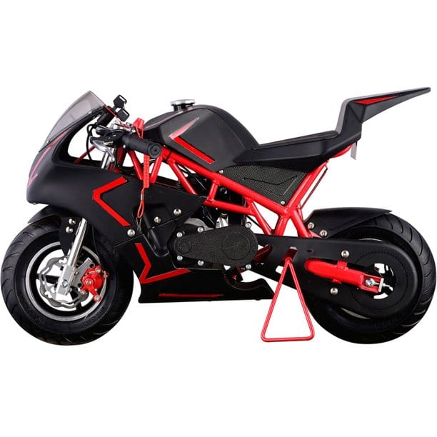 MotoTec MotoTec - MotoTec Cali Gas Pocket Bike 40cc 4-Stroke Red | MT-GP-Cali_Red