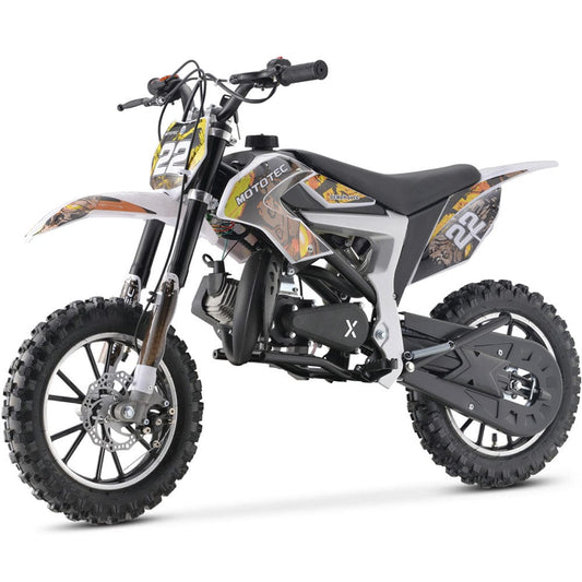 MotoTec MotoTec - MotoTec Demon 50cc 2-Stroke Kids Gas Dirt Bike Yellow | MT-DB-50cc-Demon_Yellow
