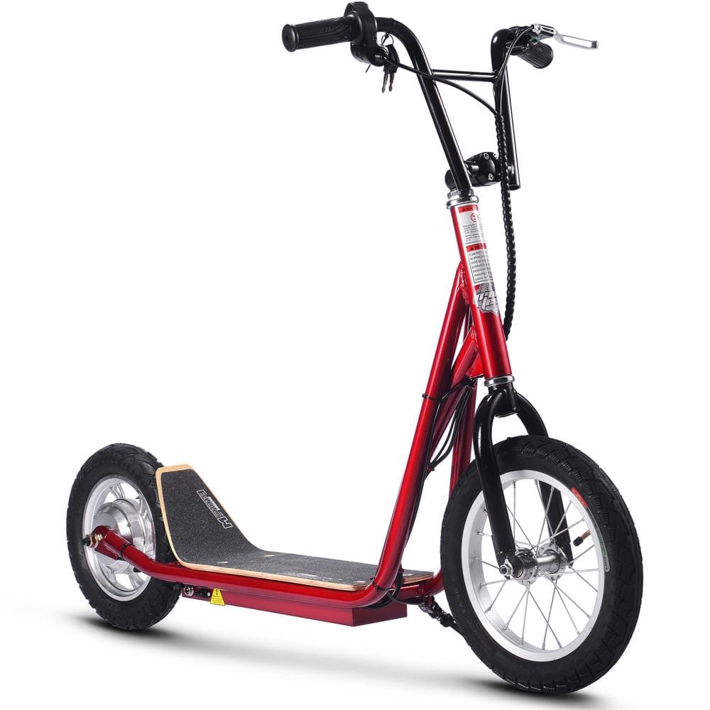 MotoTec MotoTec - MotoTec Groove 36v 350w Big Wheel Lithium Electric Scooter Red | MT-Groove-36v-350w_Red