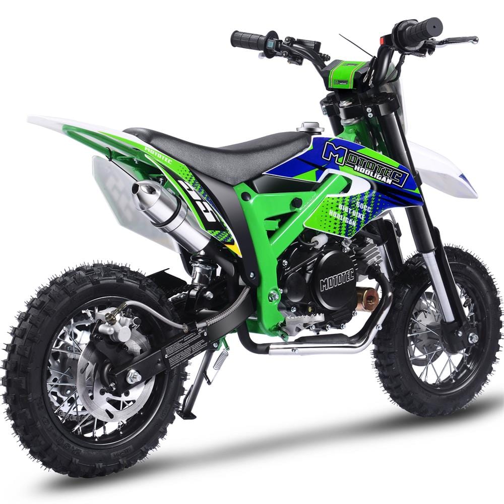 MotoTec MotoTec - MotoTec Hooligan 60cc 4-Stroke Gas Dirt Bike Green | MT-DB-60cc-Hooligan_Green