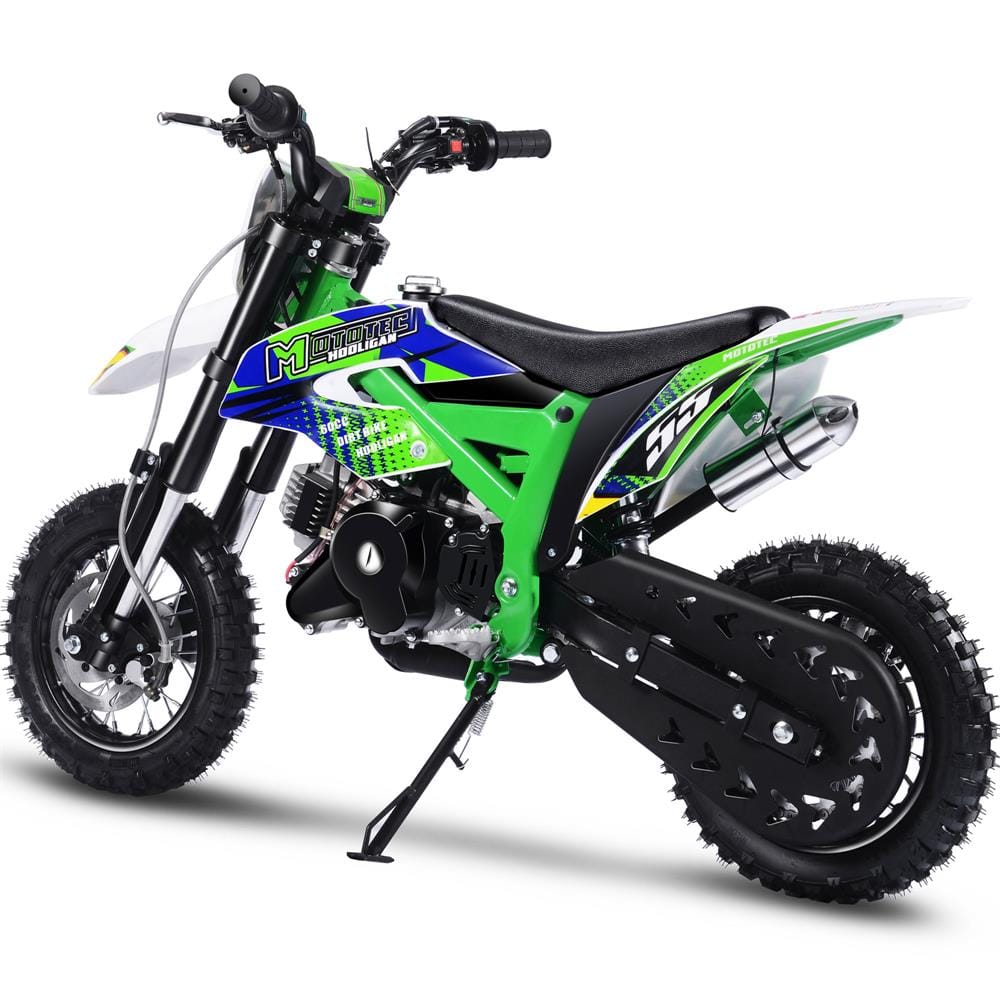 MotoTec MotoTec - MotoTec Hooligan 60cc 4-Stroke Gas Dirt Bike Green | MT-DB-60cc-Hooligan_Green