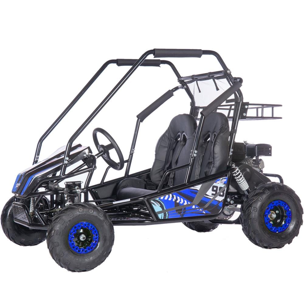 MotoTec MotoTec - MotoTec Mud Monster XL 212cc 2 Seat Go Kart Full Suspension Blue | MT-GK-Mud-XL-212cc_Blue