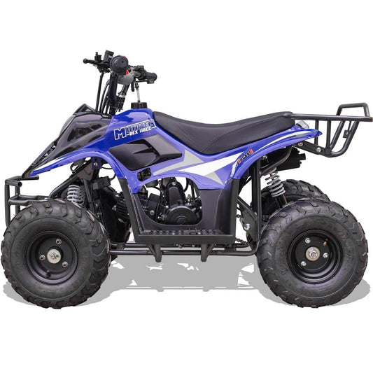 MotoTec MotoTec - MotoTec Rex 110cc 4-Stroke Kids Gas ATV Blue | MT-ATV-Rex-110cc_Blue