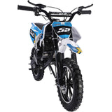 MotoTec MotoTec - MotoTec Warrior 52cc 2-Stroke Kids Gas Dirt Bike Blue | MT-DB-52cc-Warrior_Blue