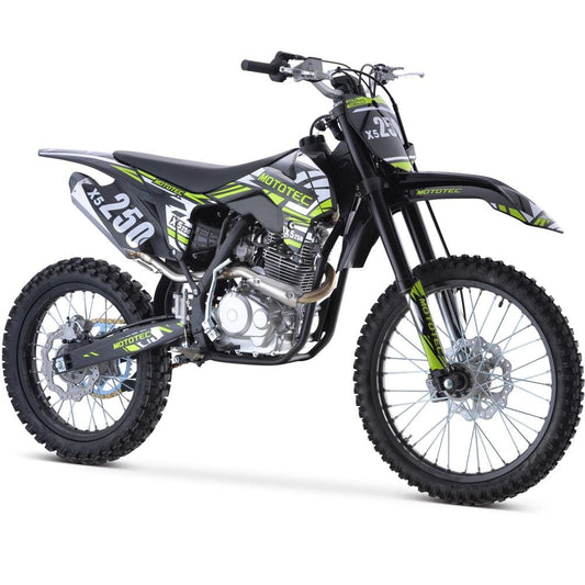 MotoTec MotoTec - MotoTec X5 250cc 4-Stroke Gas Dirt Bike Black | MT-DB-X5-250cc_Black