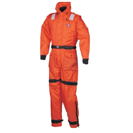 Mustang Survival Immersion/Dry/Work Suits Mustang Deluxe Anti-Exposure Coverall  Work Suit - Orange - Medium [MS2175-2-M-206]
