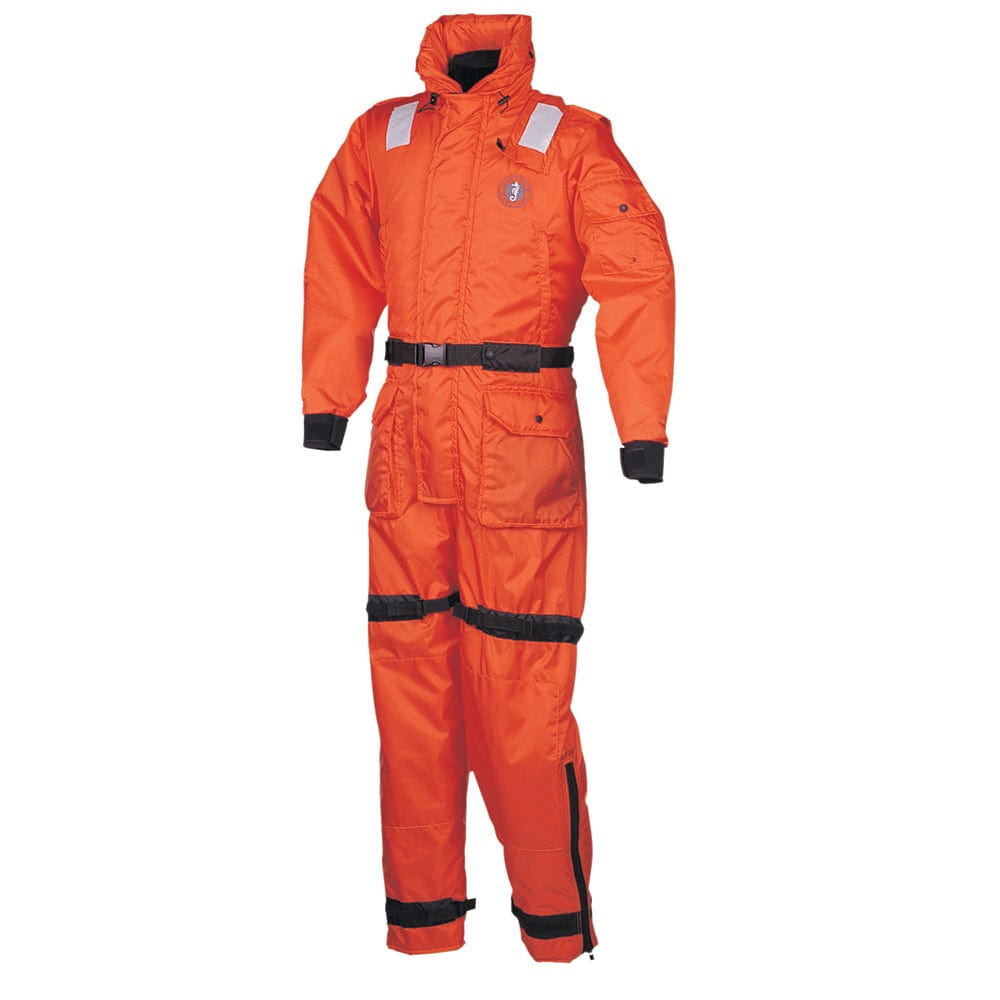 Mustang Survival Immersion/Dry/Work Suits Mustang Deluxe Anti-Exposure Coverall  Work Suit - Orange - Small [MS2175-2-S-206]