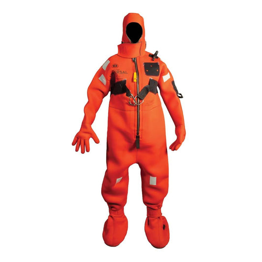 Mustang Survival Immersion/Dry/Work Suits Mustang Neoprene Cold Water Immersion Suit w/Harness - Adult Oversized - Red [MIS240HR-4-0-209]