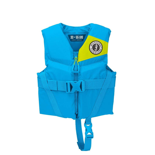 Mustang Survival Marine/Water Sports : Lifevests Mustang Survival Rev Child Foam Vest Azure Blue 30-50 LBS