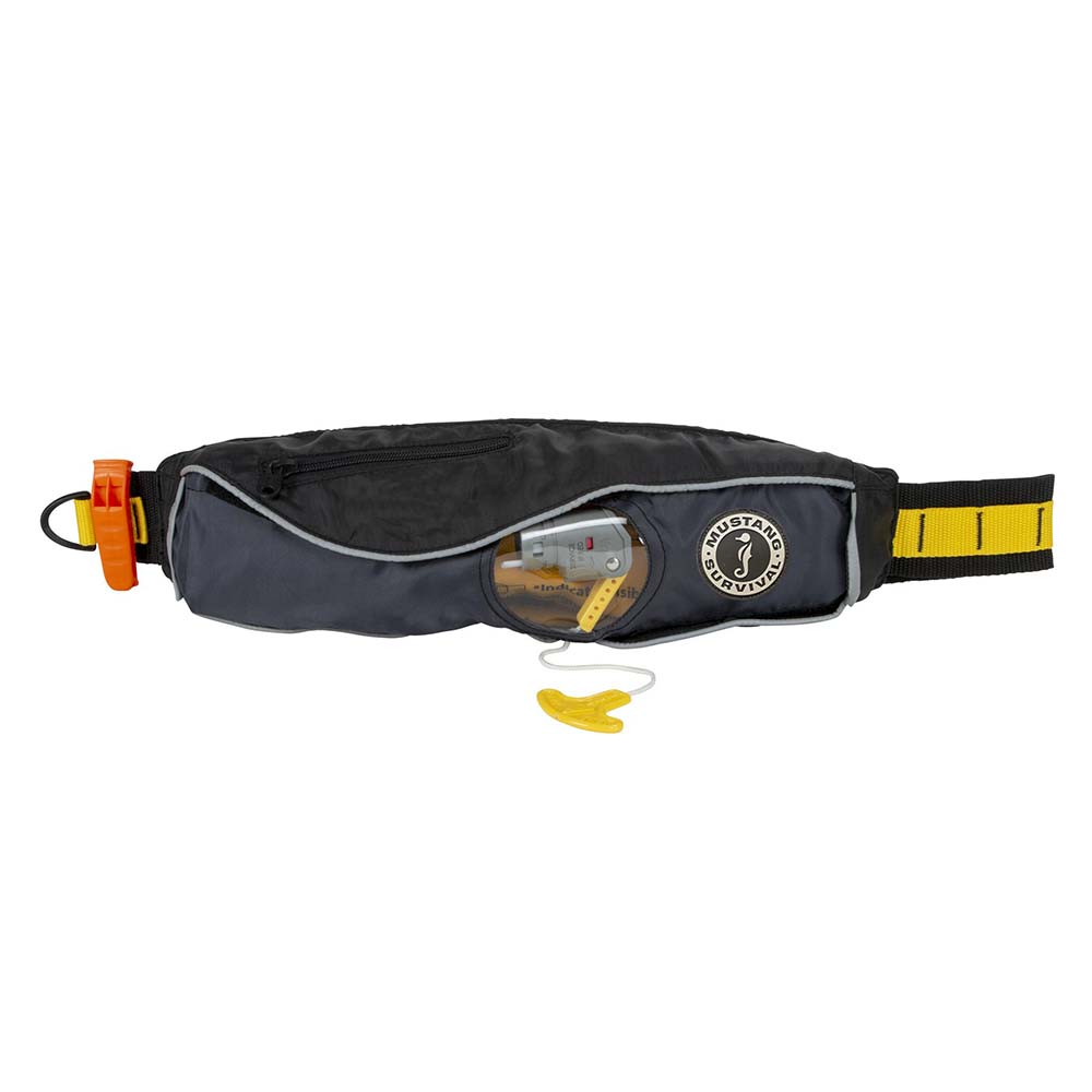 Mustang Survival Personal Flotation Devices Mustang Fluid 2.0 Manual Inflatable Belt Pack - Black/Grey [MD4016-806-0-253]