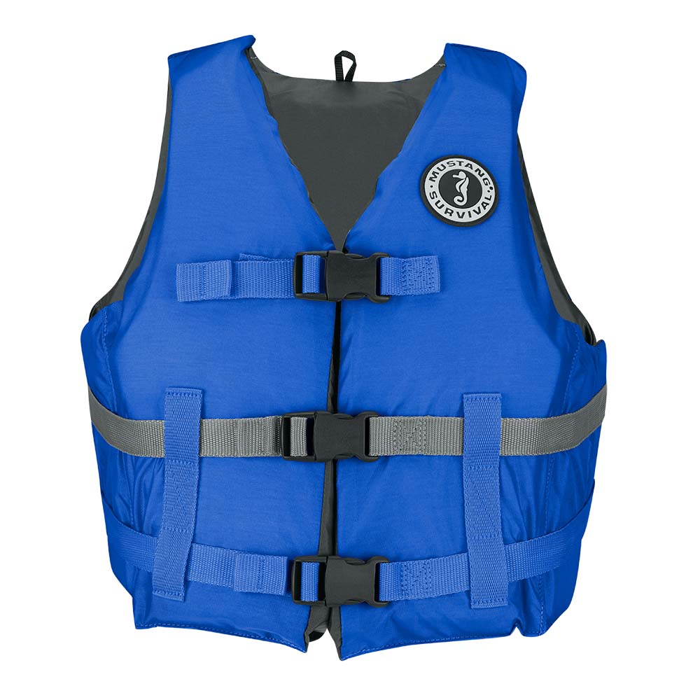 Mustang Survival Personal Flotation Devices Mustang Livery Foam Vest - Blue - X-Small/Small [MV701DMS-131-XS/S-216]