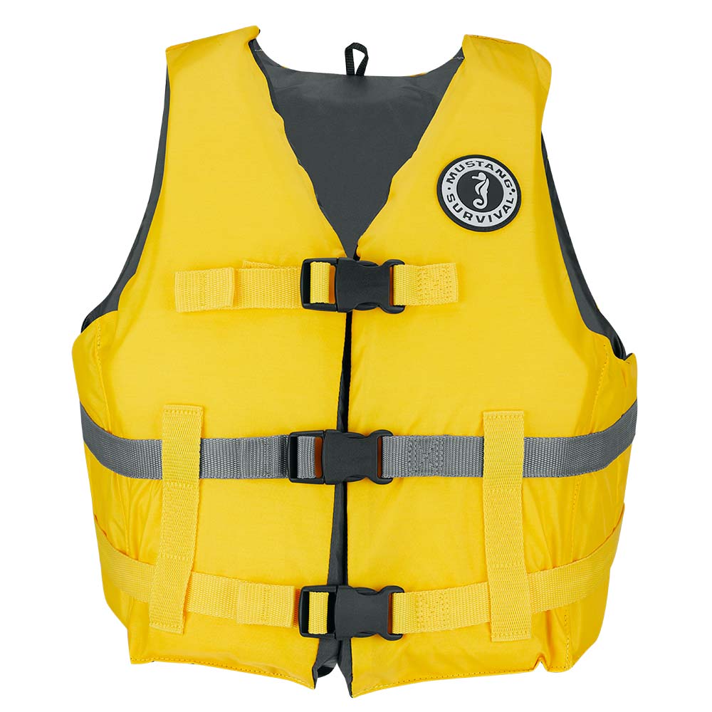 Mustang Survival Personal Flotation Devices Mustang Livery Foam Vest - Red - X-Large/XX-Large [MV701DMS-25-XL/XXL-216]
