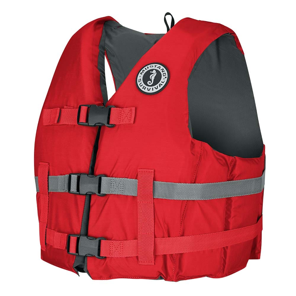 Mustang Survival Personal Flotation Devices Mustang Livery Foam Vest - Red - X-Small/Small [MV701DMS-4-XS/S-216]