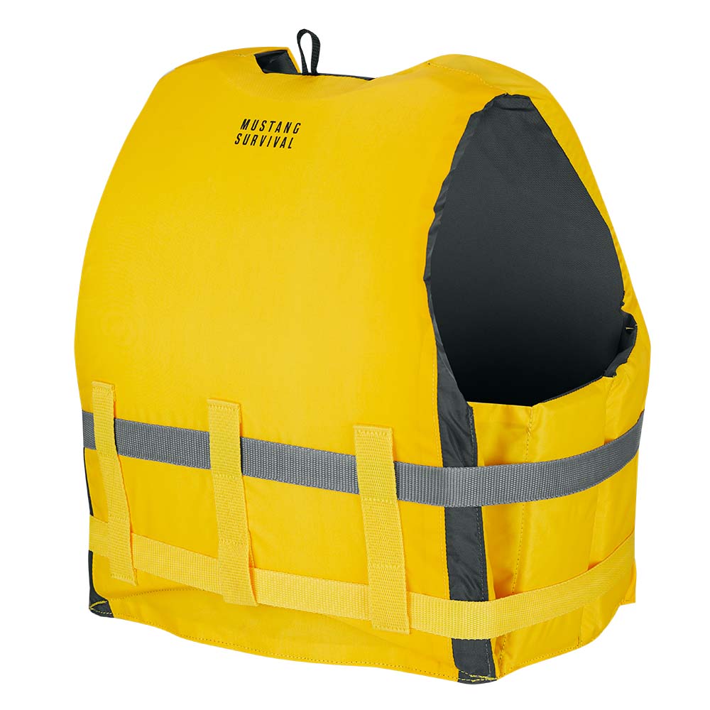 Mustang Survival Personal Flotation Devices Mustang Livery Foam Vest - Yellow - X-Small/Small [MV701DMS-25-XS/S-216]