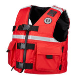 Mustang Survival Personal Flotation Devices Mustang SAR Vest w/SOLAS Reflective Tape - Red - Medium [MV5606-4-M-216]