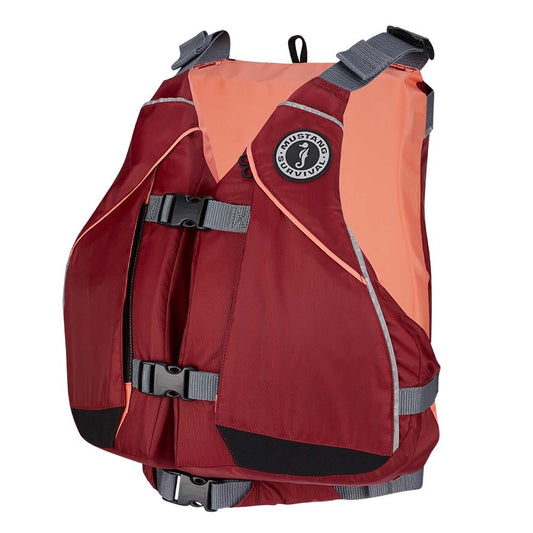 Mustang Survival Personal Flotation Devices Mustang Womens Moxie Foam Vest - Merlot/Coral - X-Small/Small [MV807MMS-857-XS/S-253]