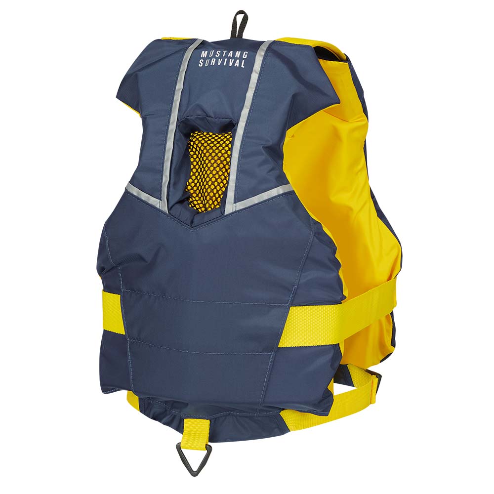 Mustang Survival Personal Flotation Devices Mustang Youth Bobby Foam Vest - 55-88lbs - Yellow/Navy [MV2500-5-0-216]