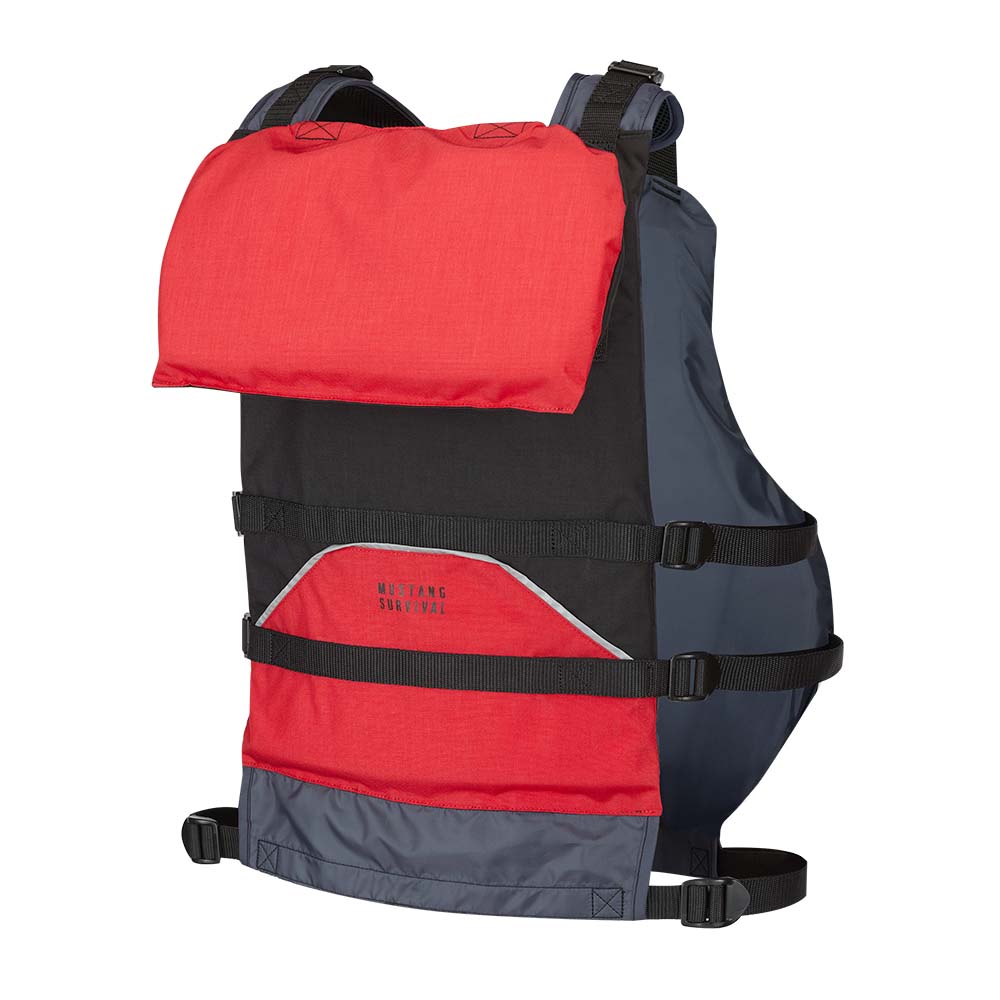 Mustang Survival Personal Flotation Devices Mustang Youth Canyon V Foam Vest - Red/Black - 50-90lbs [MV9070-123-0-253]