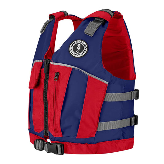 Mustang Survival Personal Flotation Devices Mustang Youth Reflex Foam Vest - Navy/Red - 55-88lbs [MV7030-80-0-216]