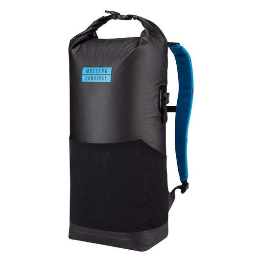Mustang Survival Waterproof Bags & Cases Mustang Highwater 22L Waterproof Backpack Black - Azure Blue [MA261502-168-0-233]